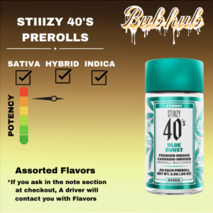 Stiiizy 40's Preroll Sticker