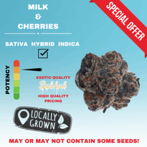 HQ MILK & CHERRIES STICKER