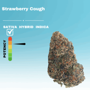 HQ STRAWBERRY COUGH STICKER