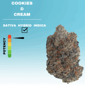 COOKIES & CREAM FLOWER STICKER