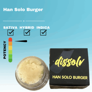 HAN SOLO BURGER WAX STICKER